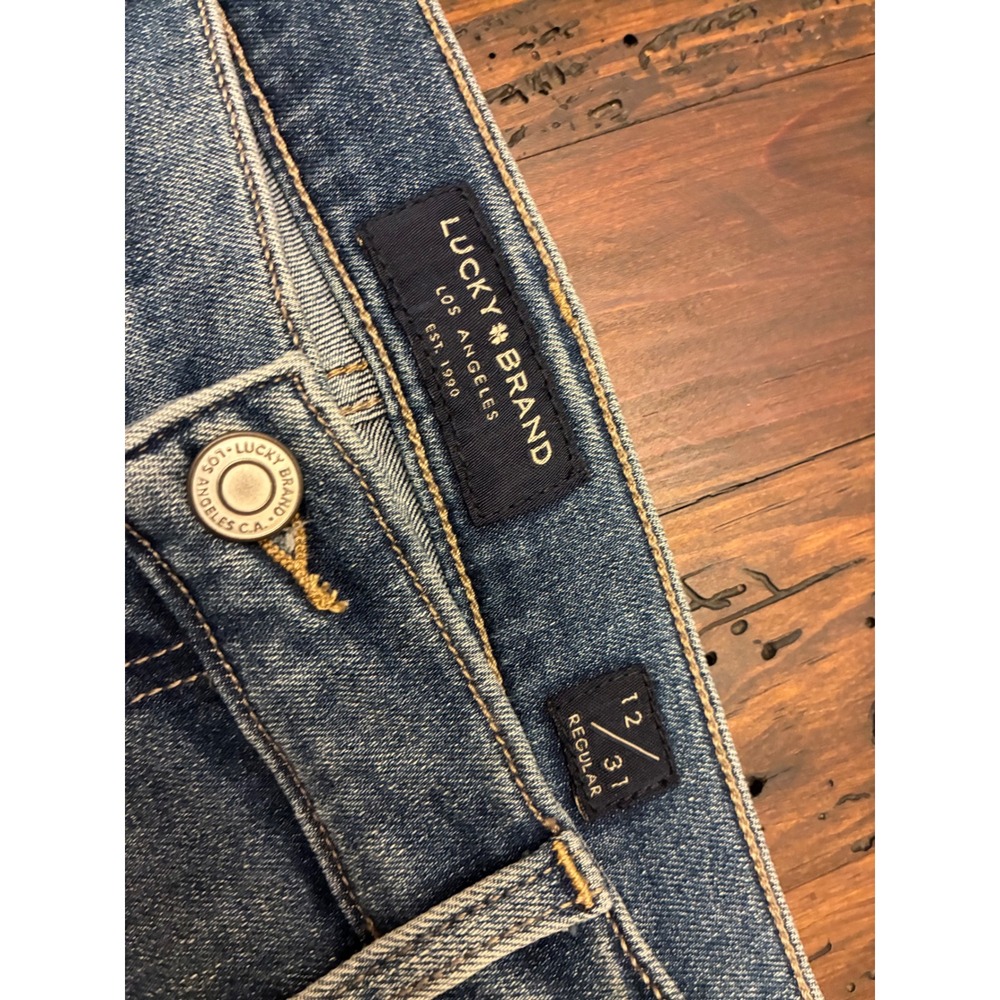 Lucky Brand Easy Rider Jeans Bootcut Mid Rise Women's Size 12 Casual Soft Denim - Picture 5 of 6